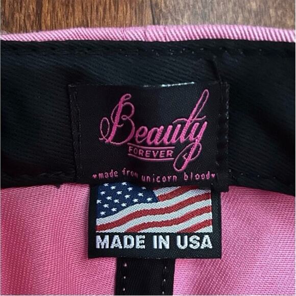 Jeffree Star Pink Baseball Cap, Embroidered “Vanity”, NWOT main image 4